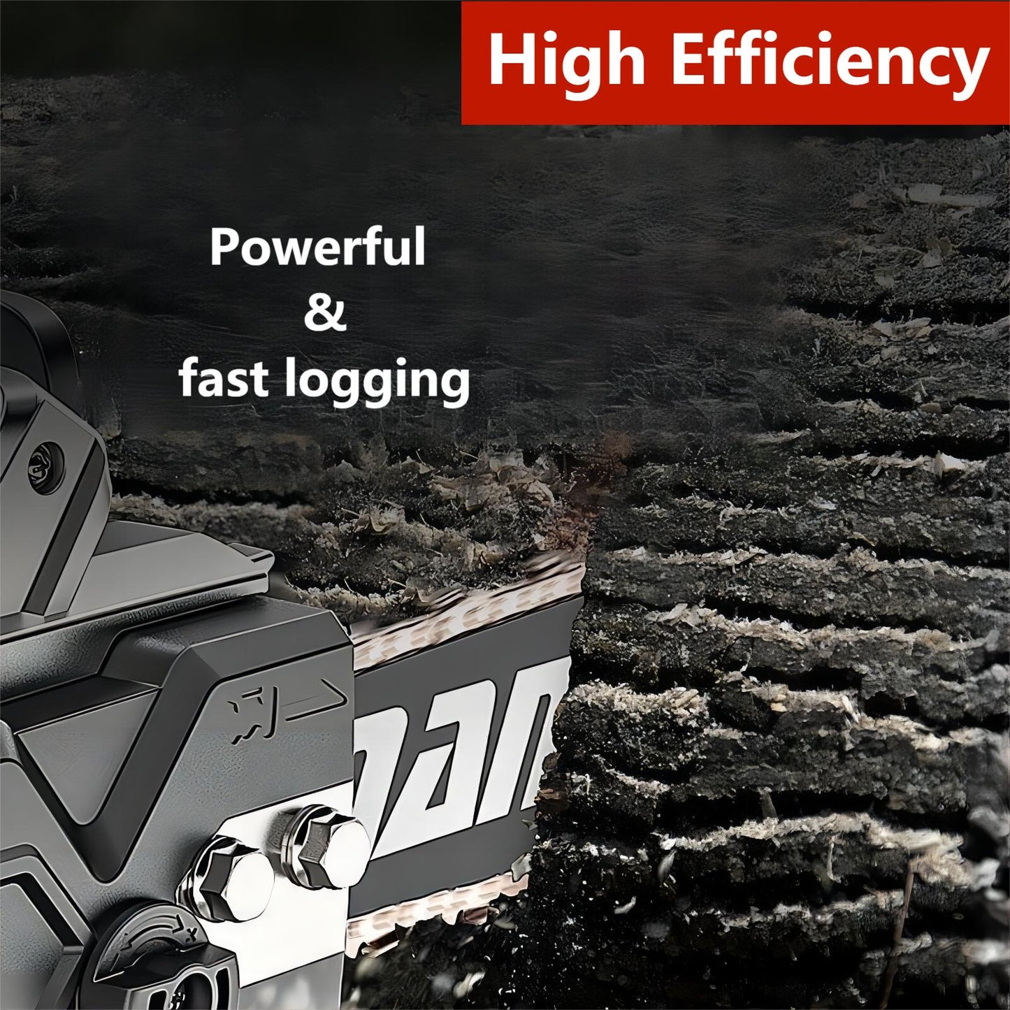 2200W High Power Rechargeable 21V Outdoor Lithium Chainsaw